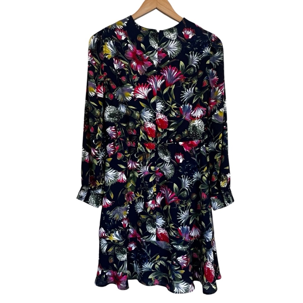 J.Crew Flouncy Hem Dress in Painted Floral - Size 2 - Picture 4 of 13